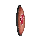 Wisconsin Badgers: Pigskin - Oval Slimline Lighted Wall Sign, NCWISB-140-21
