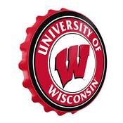Wisconsin Badgers: Bottle Cap Wall Sign, NCWISB-210-01