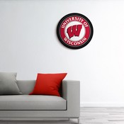 Wisconsin Badgers: Modern Disc Wall Sign, NCWISB-230-01