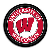 Wisconsin Badgers: Modern Disc Wall Sign, NCWISB-230-01
