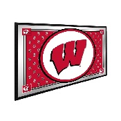 Wisconsin Badgers: Team Spirit - Framed Mirrored Wall Sign, FNB-NCWISB-265-02A