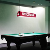 Wisconsin Badgers: Standard Pool Table Light, NCWISB-310-01