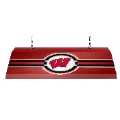 Wisconsin Badgers : Edge Glow Pool Table Light, FNB-NCWISB-320-01A