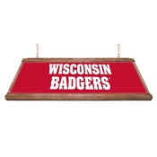 Wisconsin Badgers: Premium Wood Pool Table Light, FNB-NCWISB-330-01A