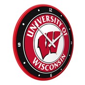 Wisconsin Badgers: Modern Disc Wall Clock, NCWISB-510-01
