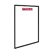 Wisconsin Badgers: Framed Dry Erase Wall Sign, FNB-NCWISB-613-01A