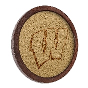 Wisconsin Badgers: "Faux" Barrel Framed Cork Board, FNB-NCWISB-632-01A