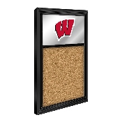 Wisconsin Badgers: Mirrored Cork Note Board, NCWISB-645-01