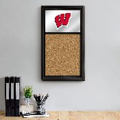 Wisconsin Badgers: Mirrored Cork Note Board, NCWISB-645-01