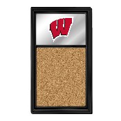 Wisconsin Badgers: Mirrored Cork Note Board, NCWISB-645-01