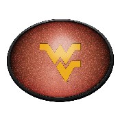 West Virginia Mountaineers: Pigskin - Oval Slimline Lighted Wall Sign, NCWVIR-140-21