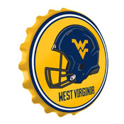 WVU - West Virginia Mountaineers  Team Spirit Bottle Cap Wall Sign, FNB-NCWVIR-210