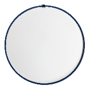 West Virginia Mountaineers: Modern Disc Mirrored Wall Sign, FNB-NCWVIR-235-01A