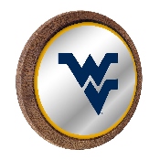 West Virginia Mountaineers: Mirrored Barrel Top Mirrored Wall Sign, FNB-NCWVIR-245-01A