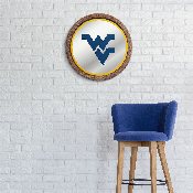 West Virginia Mountaineers: Mirrored Barrel Top Mirrored Wall Sign, FNB-NCWVIR-245-01A