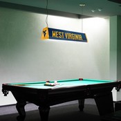 WVU - West Virginia Mountaineers  38" Standard Pool Table Light-Blue, NCWVIR-310-01