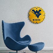 West Virginia Mountaineers: Bottle Cap Wall Clock, NCWVIR-540-01