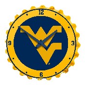 West Virginia Mountaineers: WV - Bottle Cap Wall Clock, NCWVIR-540-02