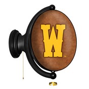 University of Wyoming Cowboys Rotating LED Team Spirit Wall Sign-Oval FNB-NCWYOM-125