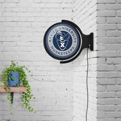 Xavier University Musketeers Rotating Illuminated Team Spirit Wall Sign-Round, FNB-NCXVRM-115
