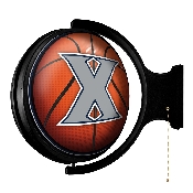 Xavier Musketeers: Basketball - Original Round Rotating Lighted Wall Sign, NCXVRM-115-11