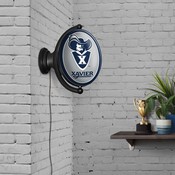 Xavier University Musketeers Rotating LED Team Spirit Wall Sign, FNB-NCXVRM-125