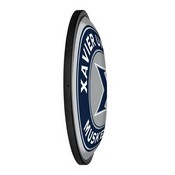 Xavier University Musketeers Slimline Illuminated Team Spirit Wall Sign-Round, FNB-NCXVRM-130