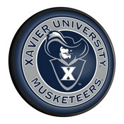 Xavier University Musketeers Slimline Illuminated Team Spirit Wall Sign-Round, FNB-NCXVRM-130