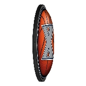 Xavier Musketeers: Basketball - Round Slimline Lighted Wall Sign, NCXVRM-130-11