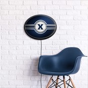 Xavier University Musketeers Slimline LED Team Spirit Wall Sign-Primary Logo, NCXVRM-140-01