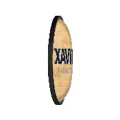 Xavier Musketeers: Hardwood - Oval Slimline Lighted Wall Sign, NCXVRM-140-12