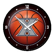 Xavier Musketeers: Basketball - Modern Disc Wall Clock, NCXVRM-510-11