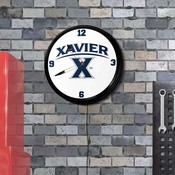 Xavier University Musketeers 19" LED Team Spirit Clock, FNB-NCXVRM-550