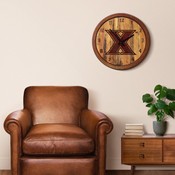 Xavier University Musketeers 20" Barrel Team Logo Wall Clock FNB-NCXVRM-560