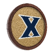 Xavier Musketeers: "Faux" Barrel Framed Cork Board, FNB-NCXVRM-632-01A