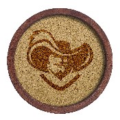 Xavier Musketeers: Mascot - "Faux" Barrel Framed Cork Board, FNB-NCXVRM-632-02A