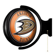 Anaheim Ducks: Original Round Illuminated Rotating Wall Sign, NHANAH-115-01