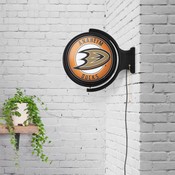 Anaheim Ducks: Original Round Illuminated Rotating Wall Sign, NHANAH-115-01