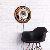 Anaheim Ducks: Wild Wing - Round Slimline Lighted Wall Sign, NHANAH-130-02