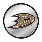 Anaheim Ducks: Modern Disc Mirrored Wall Sign, AGS-NHANAH-235-01A