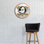 Anaheim Ducks: Secondary Logo - Modern Disc Mirrored Wall Sign, FNB-NHANAH-235-02A