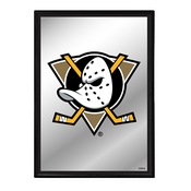 Anaheim Ducks: Logo - Framed Mirrored Wall Sign, AGS-NHANAH-275-01A