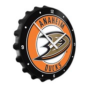 Anaheim Ducks: Bottle Cap Wall Clock, NHANAH-540-01