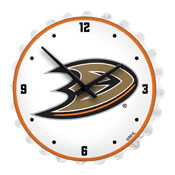 Anaheim Ducks: Bottle Cap Lighted Wall Clock, NHANAH-545-01