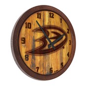 Anaheim Ducks: Branded "Faux" Barrel Top Wall Clock, NHANAH-560-02