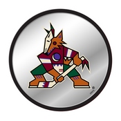 Arizona Coyotes: Modern Disc Mirrored Wall Sign, AGS-NHARIZ-235-01A
