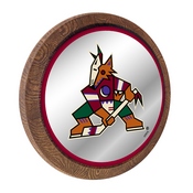 Arizona Coyotes: Barrel Top Mirrored Wall Sign, AGS-NHARIZ-245-01A