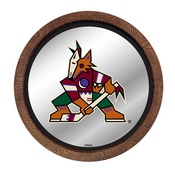 Arizona Coyotes: Barrel Top Mirrored Wall Sign, AGS-NHARIZ-245-01A