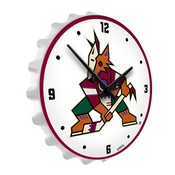 Arizona Coyotes: Bottle Cap Lighted Wall Clock, NHARIZ-545-01