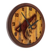 Arizona Coyotes: Branded "Faux" Barrel Top Wall Clock, NHARIZ-560-02